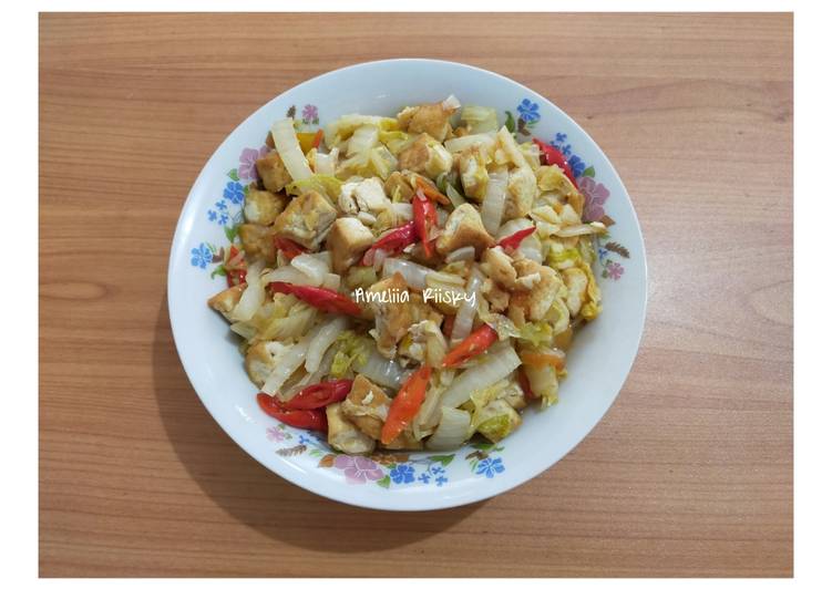 Tumis Tahu Sawi Putih