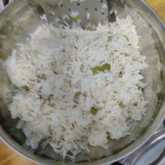 A picture of Matar pulav.