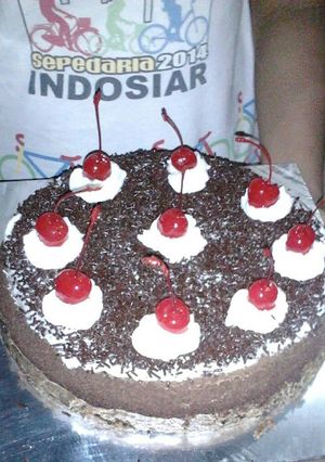 Foto resep brownis coklat simple
