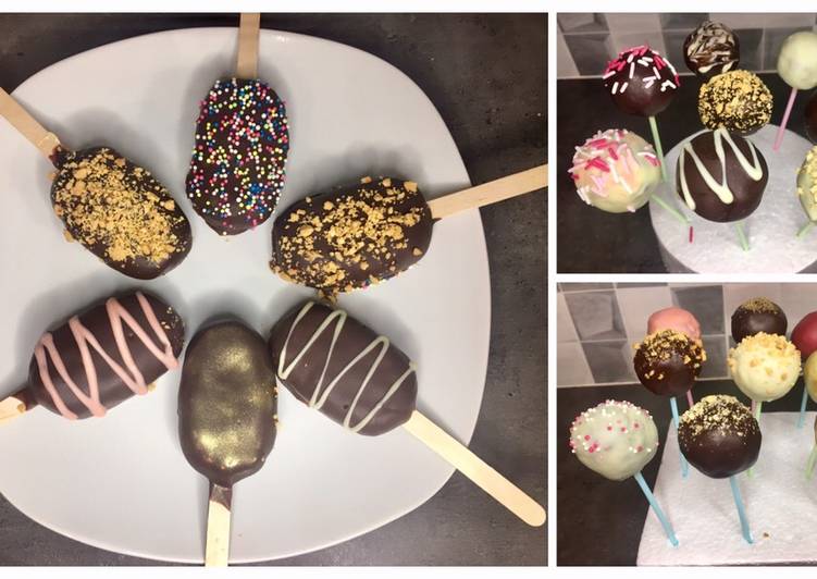 Le secret pour faire des recettes Cake pops et ice cream cake pops parfait