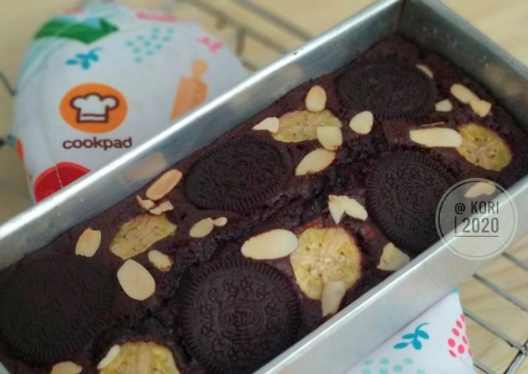 Brownies Pisang Oreo #tanpaMixer