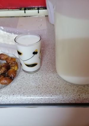 صورة لوصفة لبن وزبدة منزلي