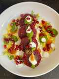 Holi Ke Rang.. Beetroot Paneer Tikki Ke Sang