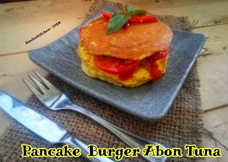 Pancake Burger Abon Tuna