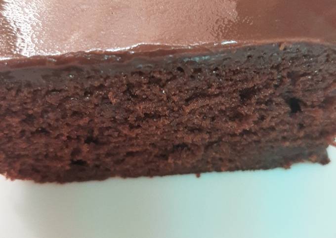 MOIST CHOCOLATE CAKE,Cocoa Ganache ๐