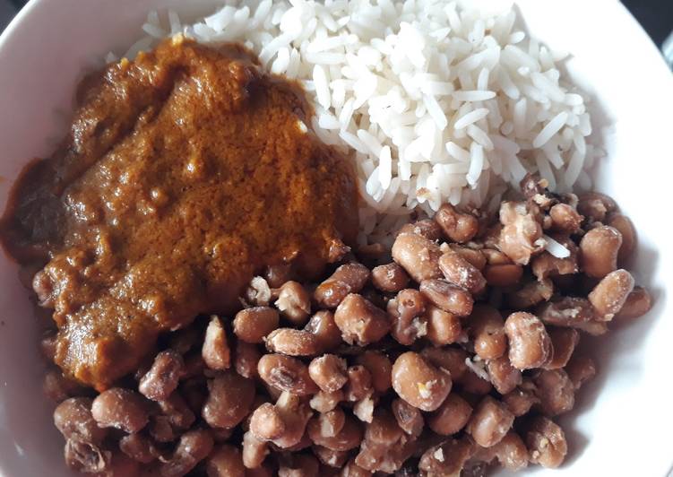 Steps to Make Ultimate Rice,beans sauce