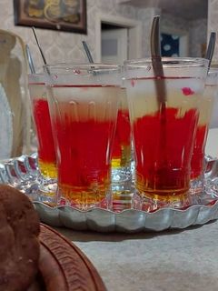 عکسی از دستور شربت آلبالو وزعفران