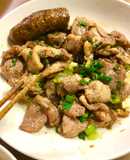 Thịt ba chỉ rang mắm hành