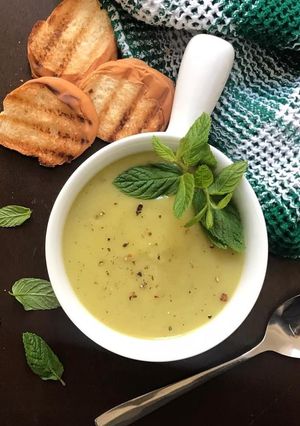 صورة لوصفة شوربة الكوسا