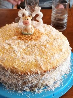 Diós vaníliás torta recept fotója