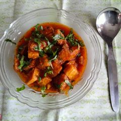 Jimikand ki sabzi without onion and garlic A picture of Jimikand ki sabzi without onion and garlic.