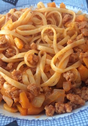 Foto principal de Espaguetis a la boloñesa vegana
