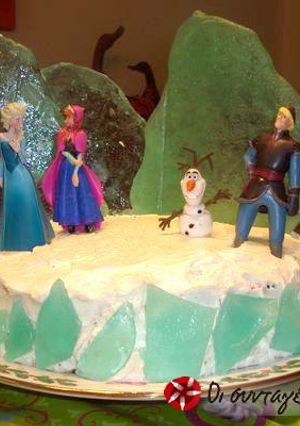 Φωτογραφία της συνταγής Πρωτότυπη τούρτα FROZEN