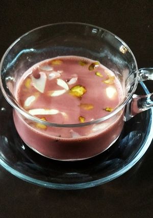 A picture of Kashmiri Pink Tea.