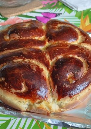 Une photo de Ma Brioche à la crème pâtissière