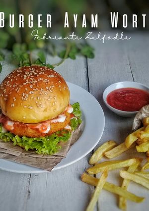 Foto resep Chicken patty burger (isian burger)
