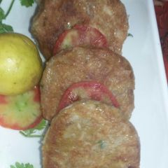 A picture of Chicken shami kabab.