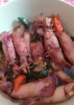 Foto resep Cumi asin saus tiram