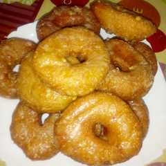Una foto de Donuts navideños
