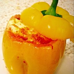Stuffed peppers! A picture of Stuffed peppers!.