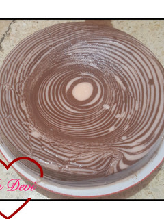 Foto resep 3. Puding Roti Tawar Zebra