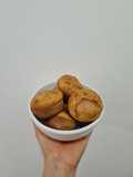 Muffins integrales de banana y Dulce de leche 🍌