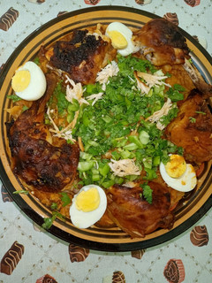 صورة لوصفة شخشوخة مسيلية حارة بالدجاج 😋😋
