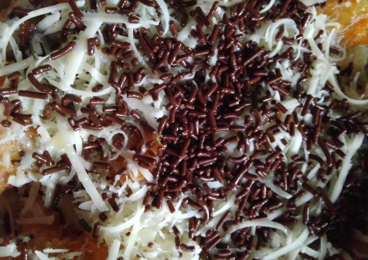 Pisang crispy coklat