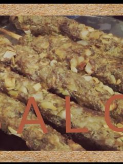 صورة لوصفة كباب مشوي بالفرن