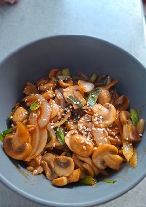 A picture of Stir Fry Mushroom.