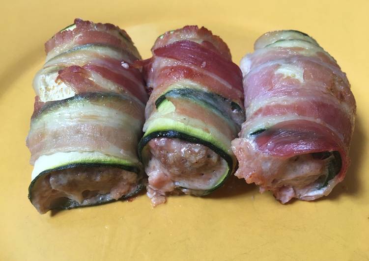 Steps to Prepare Quick Involtini keto di carne e zucchine