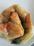 Escargot pâte filo feta épinards à l'air fryer