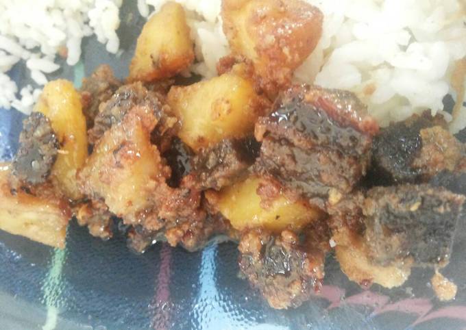 Rendang Sapi Kentang tanpa MSG