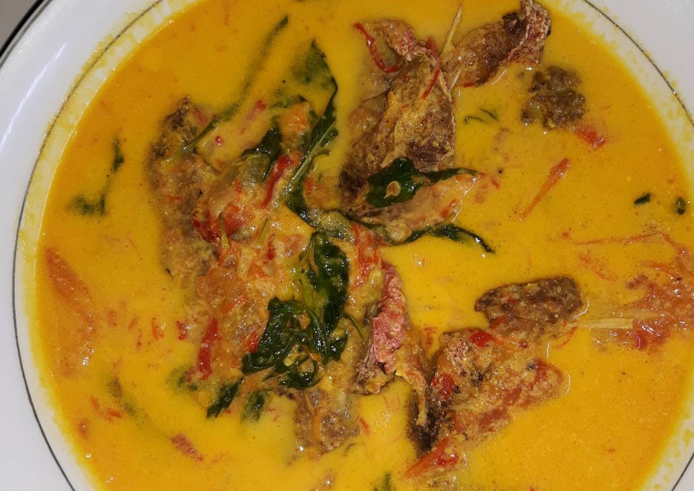 Mangut Ikan Kakap Merah