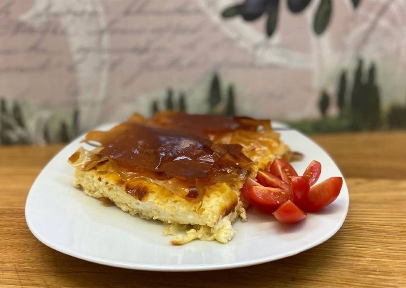 Tiropita - Pita with stuffed cheese