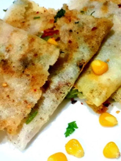 சீஸ் கார்ன் தோசை (Cheese corn dosai recipe in tamil) செய்முறை முக்கிய புகைப்படம்