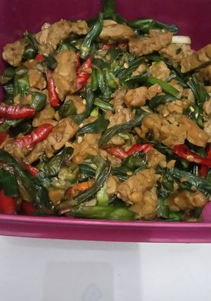 Foto resep Tumis Genjer+Tempe