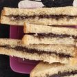 Chocolate peanut butter sandwich