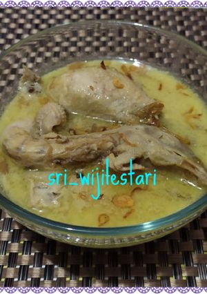 Foto resep Opor ayam kuah putih