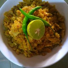 A picture of Chapati Poha.