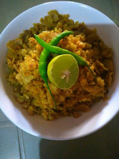 A picture of Chapati Poha.