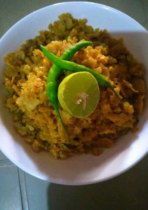 A picture of Chapati Poha.