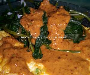 Resep mudah Pecel Sayur Dadakan Nikmat Lezat