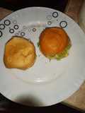 Mini hamburguesas de huevo