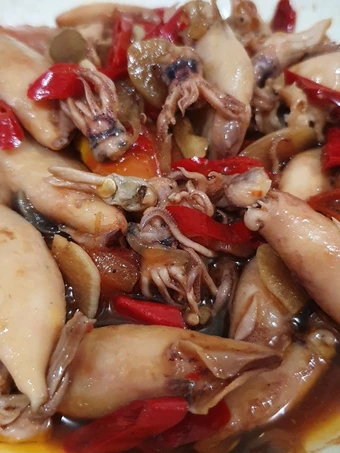 Cara Simple Membikin Resep  Cumi Asin Asam Manis Pedas yang Bikin Ngiler, Enak Banget