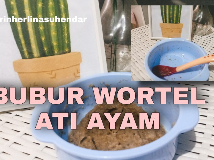 Cara Gampang Menyiapkan MPASI Bubur wortel ati ayam Anti Gagal