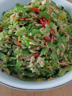 Foto resep Tumis pare udang rebon