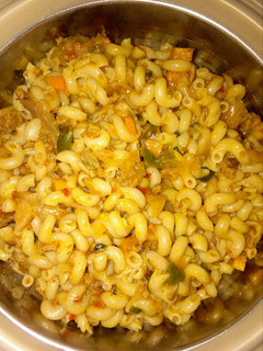 A picture of Minced meat Macrooni.