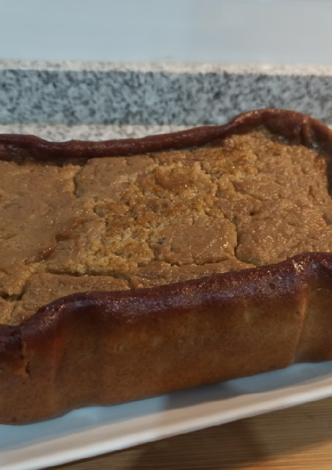 Una foto de Pudding frío de plátano 🍌 y calabaza 🎃 (en panificadora)