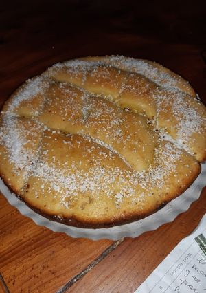 Una foto de Torta matera con dulce de leche o pastelera